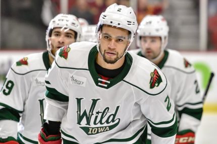 Iowa Wild vs. Stockton Heat at Wells Fargo Arena