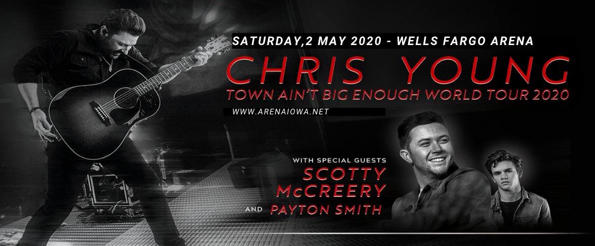 Chris Young, Scotty McCreery & Payton Smith at Wells Fargo Arena