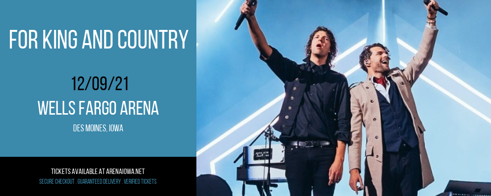 For King and Country at Wells Fargo Arena