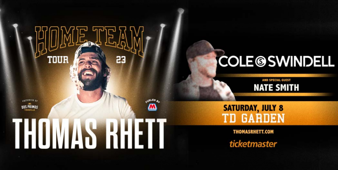 Thomas Rhett, Cole Swindell & Nate Smith at Wells Fargo Arena