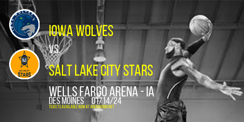 Iowa Wolves vs. Salt Lake City Stars at Wells Fargo Arena - IA