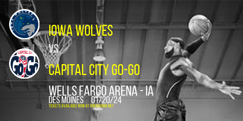 Iowa Wolves vs. Capital City Go-Go at Wells Fargo Arena - IA